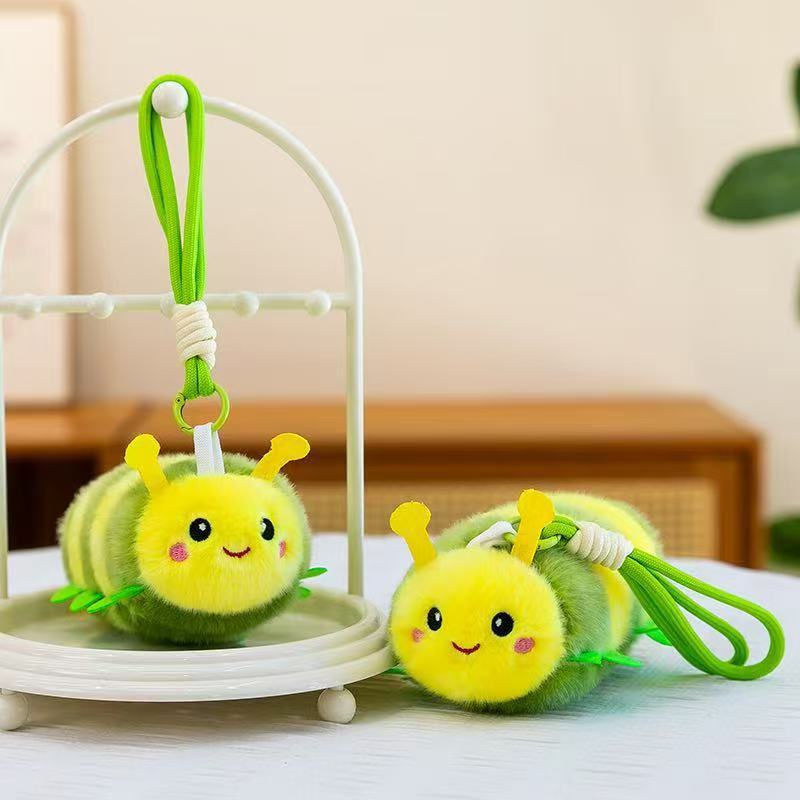 Plush Fish And Bee Keychain Set With Pp Cotton Fill For Kids And Adults