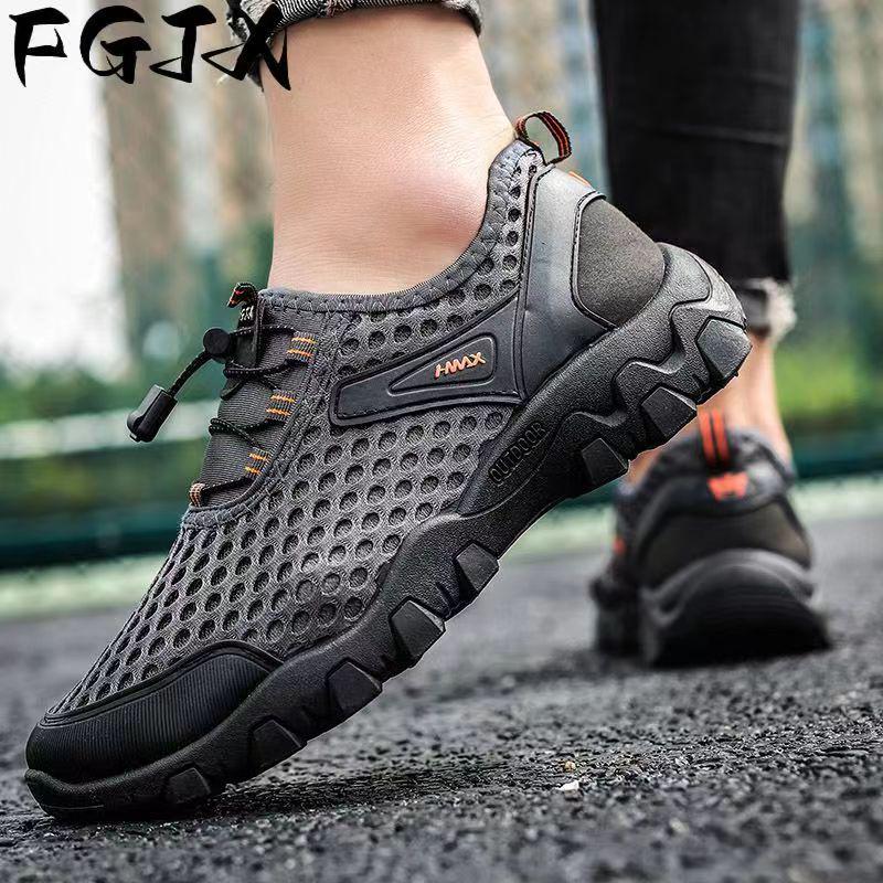 

Men s Breathable Outdoor Mountaineering Shoes - Spring & Autumn Soft Sole, Trendy Mesh Sports Casual Footwear 43 темно-синього кольору