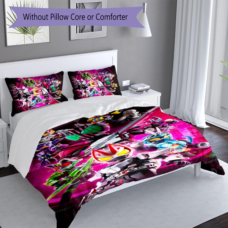 3pcs UFO Robo Grendizer3 pattern bedding set duvet cover set includes duvet cover &pillowcases, perfect all season bedroom decoration & gift