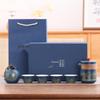 Portable Ceramic Gongfu Outdoor Tea Set with Kuaike Cups - Ideal for Business Gifts and Travel.