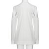 Women Long Sleeve Off Shoulder Color Casual Shirt Easy Blouse Tops