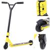 Yellow Portable Professional Scooter Adult Stunt 2 PU Wheels Sliding Pedal Equipment