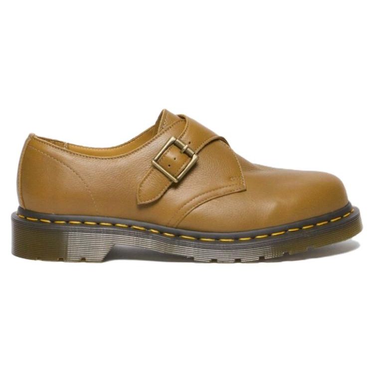 Dr. Martens 1461 Leather Comfortable Slip-On Casual Shoes Women Shoes Brown 31477205