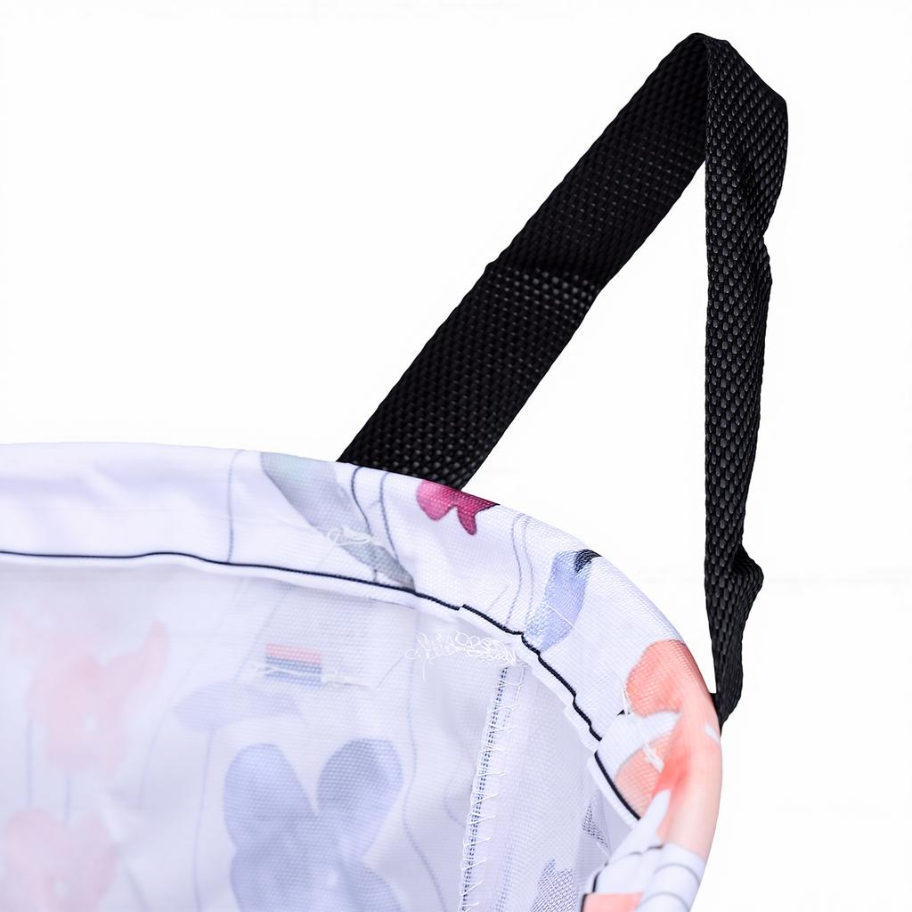 Laundry Hamper Multifunctional Handle Design Foldable Laundry Basket Storage Bin for Home 2PCS 40x50cm 15.75x19.69in