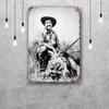 Ernest Hemingway Retro Vintage Tin Sign Poster Decorative Plaque Metal Plate Wall Decor