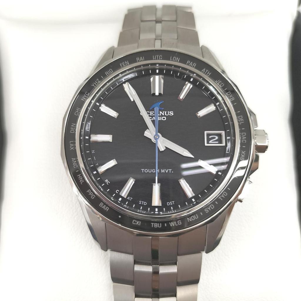 Used CASIO OCW-S400 Solar Radio Watch OCEANUS