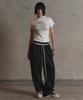 Garter Gallery 3S Script Crop T-Shirts_White