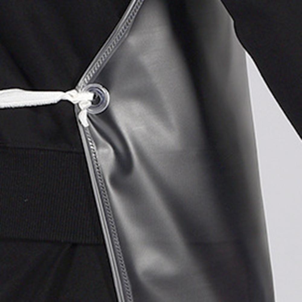 Wasserdichte Transparente PVC Schürze mit Ärmeln zum Binden am Rücken Restaurant Metzger Saubere Küche Kochzubehör