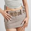 Women's Leopard Print Versatile Belt Women's Belt Premium Vintage Decorative Belt Women's