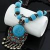 Bohemian Necklace Charms Gifts Long Decor Vacation for Women 