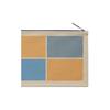 Hermes 28 Lustige Eiscreme-Muster Siebdruck Baumwolle Reise Aufbewahrungstasche Unisex Taschen Nude Blau H103963MV04