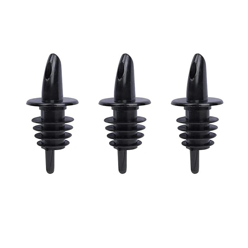 

Пластиковый дозатор для бутылок или дозатор для ликера Классические дозаторы для бутылок для алкоголя, герметичные, моющиеся в посудомоечной машине дозирующие носики чёрный