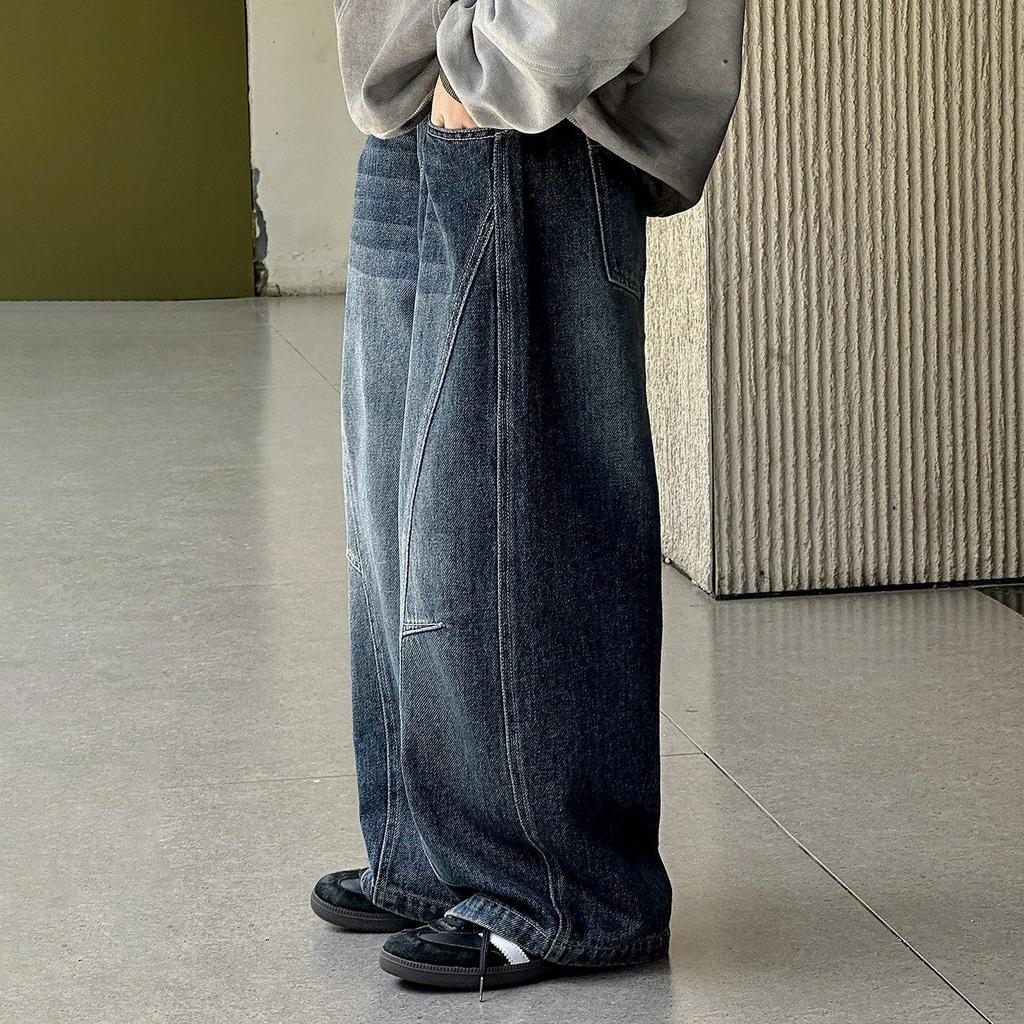 Jeans a gamba dritta da ragazzo - Collezione Primavera & Autunno 2026, Pantaloni lunghi casual per ragazzi più grandi