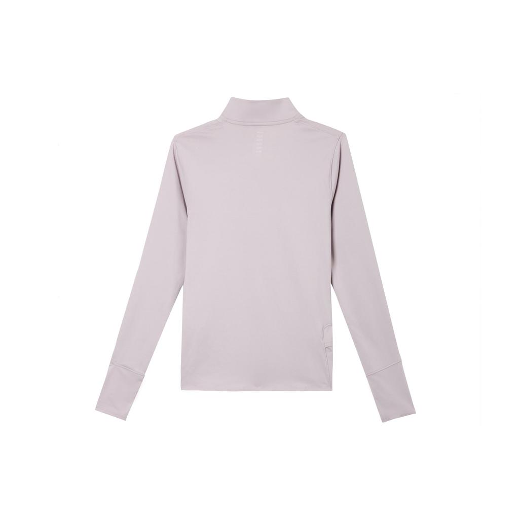 Under Armour Qualifier Fashion Comfortable Running Long Sleeve T-Shirt Women Tops Dawn-Gray Pink 1379349-009