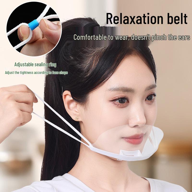 Klarer beschlagfreier Gesichtsschutz für den Küchen- und Restaurantgebrauch