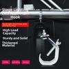 10pcs Stage Lights Hangings Light Hook Aluminum Alloy Lights Clamp Bracket Stage Lights Clamps High Load-bearing
