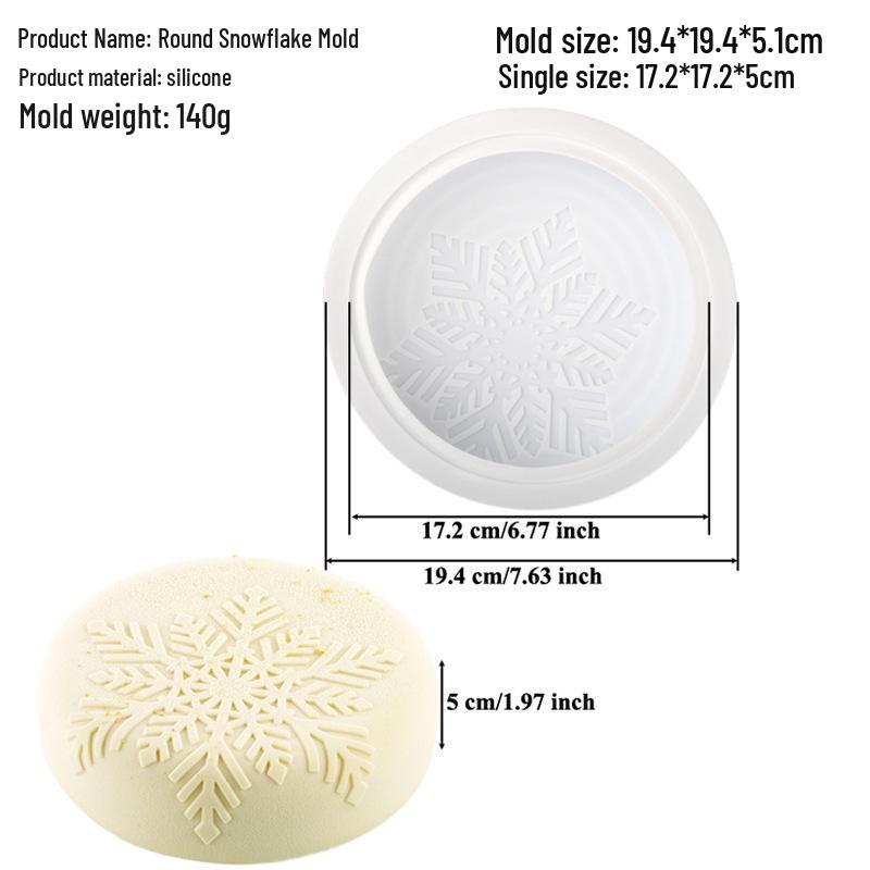 Shenhong Christmas Silicone Mold: 6-Cavity Tree & Santa Decorations for Mousse Cake and Chocolate Baking