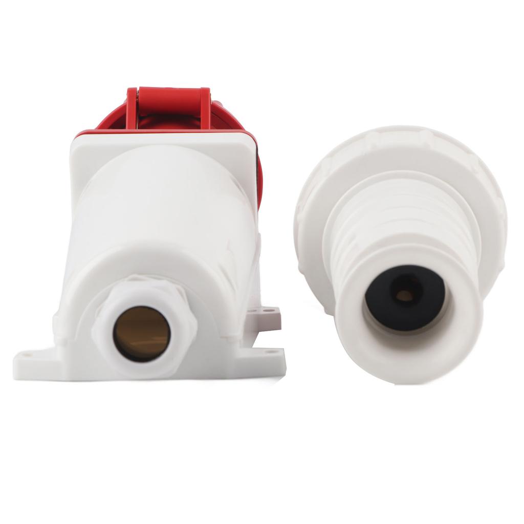 380415V 63A 5Pin Industrial Aviation Plug Open Socket 3P+N+E IP67 Waterproof Plug Socket Connector F
