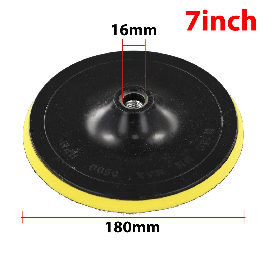 Backing Pad Sanding Holder Disc M-16 3/4/5/6/7inch Polishing Backer Plate Drill Rod For Polisher Grinding Tools