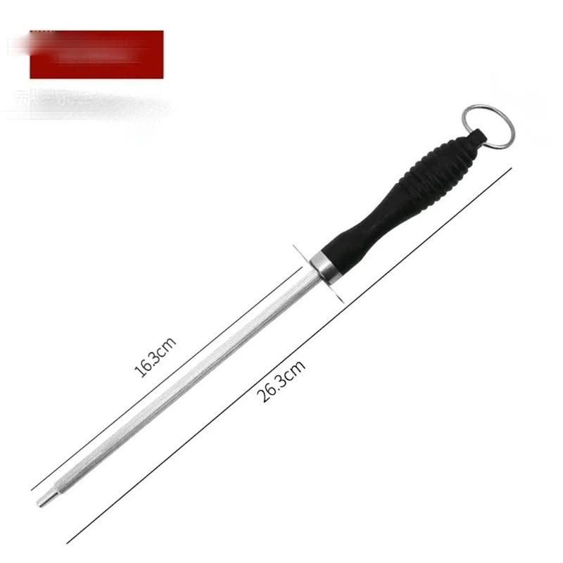 Handle Sharpening Blade Rod Knife Kitchen Tool Sharpener Rod Professional Carbon Steel Knife Durable Knife Grinder Sharpeners