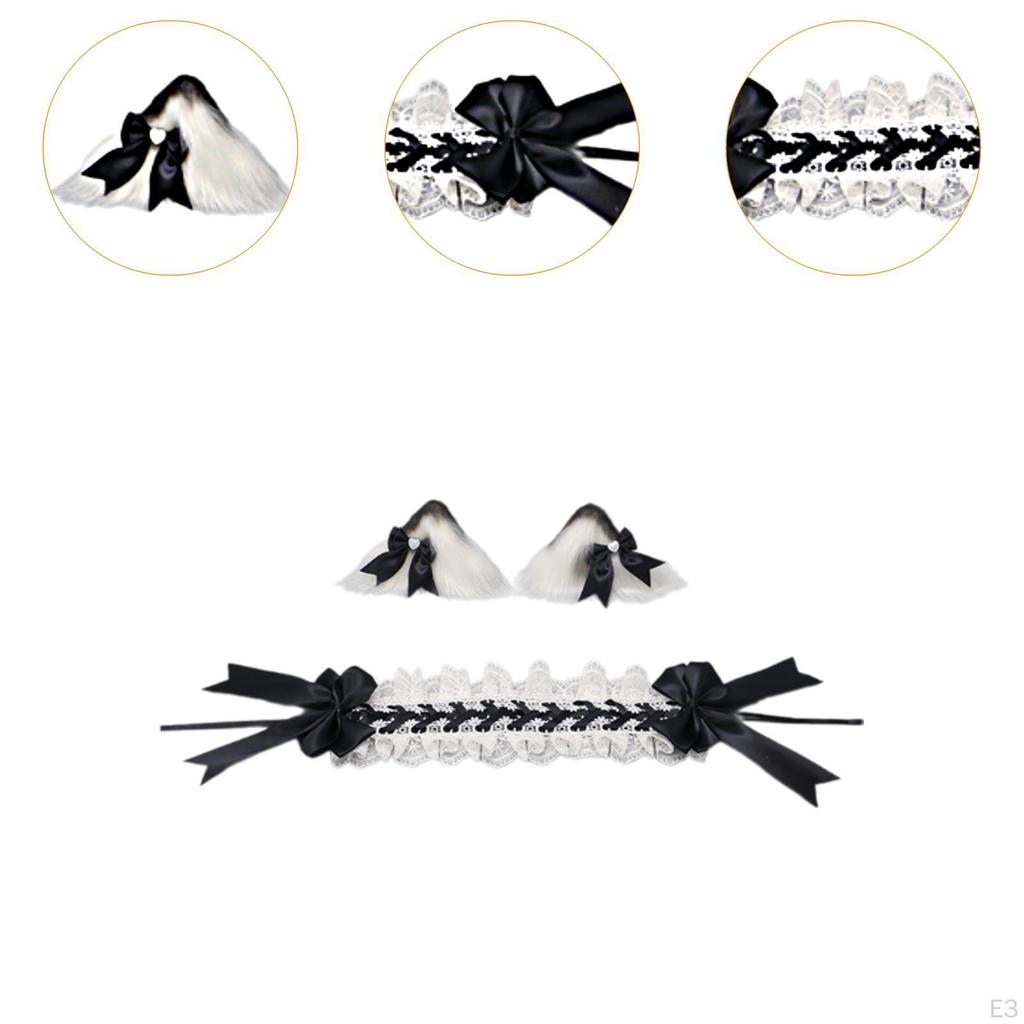 Lolita Hair Accessories Cat Ear Clips for Party Favors Birthday