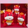 Horse Year Lucky Mascot Plush Toy With Soft Short Plush For Lunar New Year Gifts