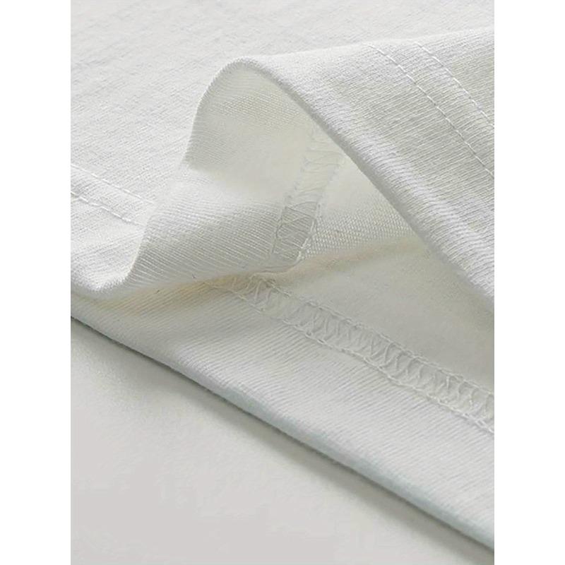 European Size Skull Fishing Pattern Printed T-shirt, Spring and Summer Round Neck Short Sleeved Men's T-shirt,and Breathable Casual Sports Top