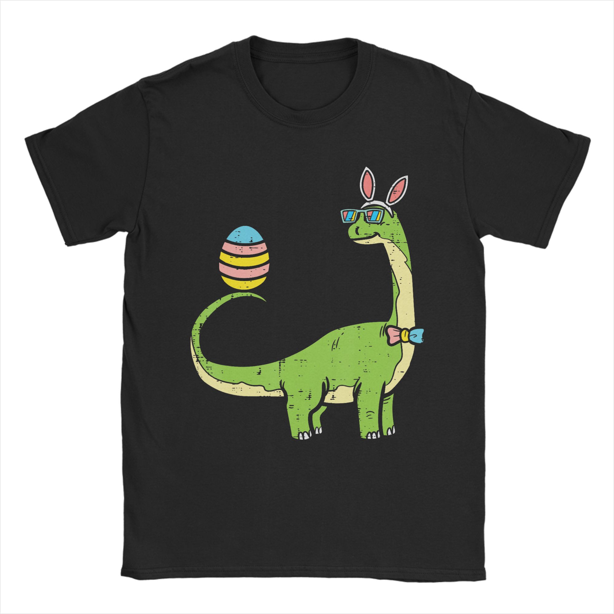 Oversized T Shirt Eggasaurus Easter Stegosaurus Dinosaur 100 Cotton T Shirts Fashion Tshirt Pattern Short Sleeve Clothing S