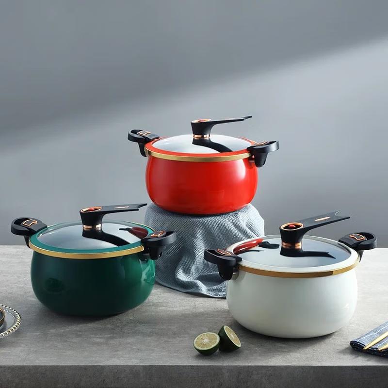 EMUND Enamel Micro Pressure Cooker