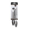 Silicone Tongs Set 2PC Stainless Steel Kitchen Utensils Heat Resistant Non-Stick Soft Grip Locking Dishwasher Safe Cooking Tools