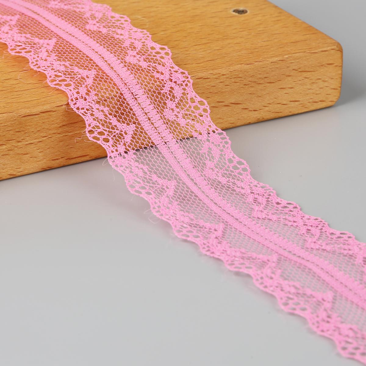 

10 ярдов/пакет полиэстер кружева DIY одежда аксессуары для волос ткань ручной работы Width: 4 cm Length: 9 m