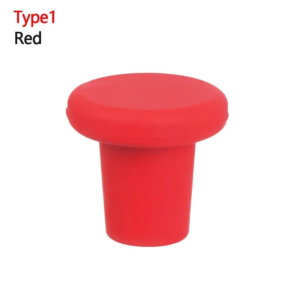 1PC Creative Champagne Wine Bottle Cork Stopper Beer Bottle Sealer Cap Reusable Silicone Wine Bottle Stopper Bar Kitchen Tool