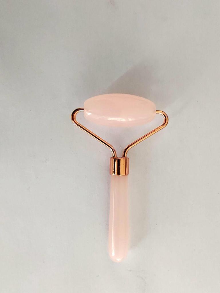 Rose Quartz Gua Sha & Double-Head Massager Set