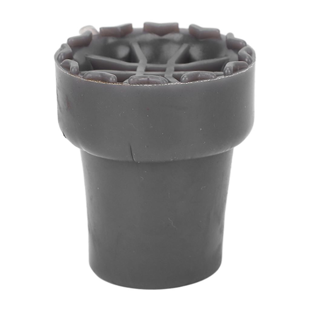 5PCS 22mm Single Angle Cane Tips Imitation Tire Texture Preservative Nonslip Rubber Translucent 7Celsius8in Crutch Tips for Cane