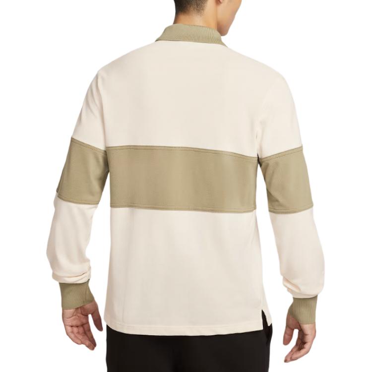 Nike Heritage FW25 Bequemer Baumwoll-Pullover Langarm-Poloshirt Herrenoberteile HQ1749-110