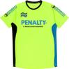 PENALTY Short Sleeve High Sprint Flash Size M Soccer/Futsal Shirt, Shirt, Stretch, Moisture-Wicking, Quick-Drying, Unisex, Yellow, PUS5008,