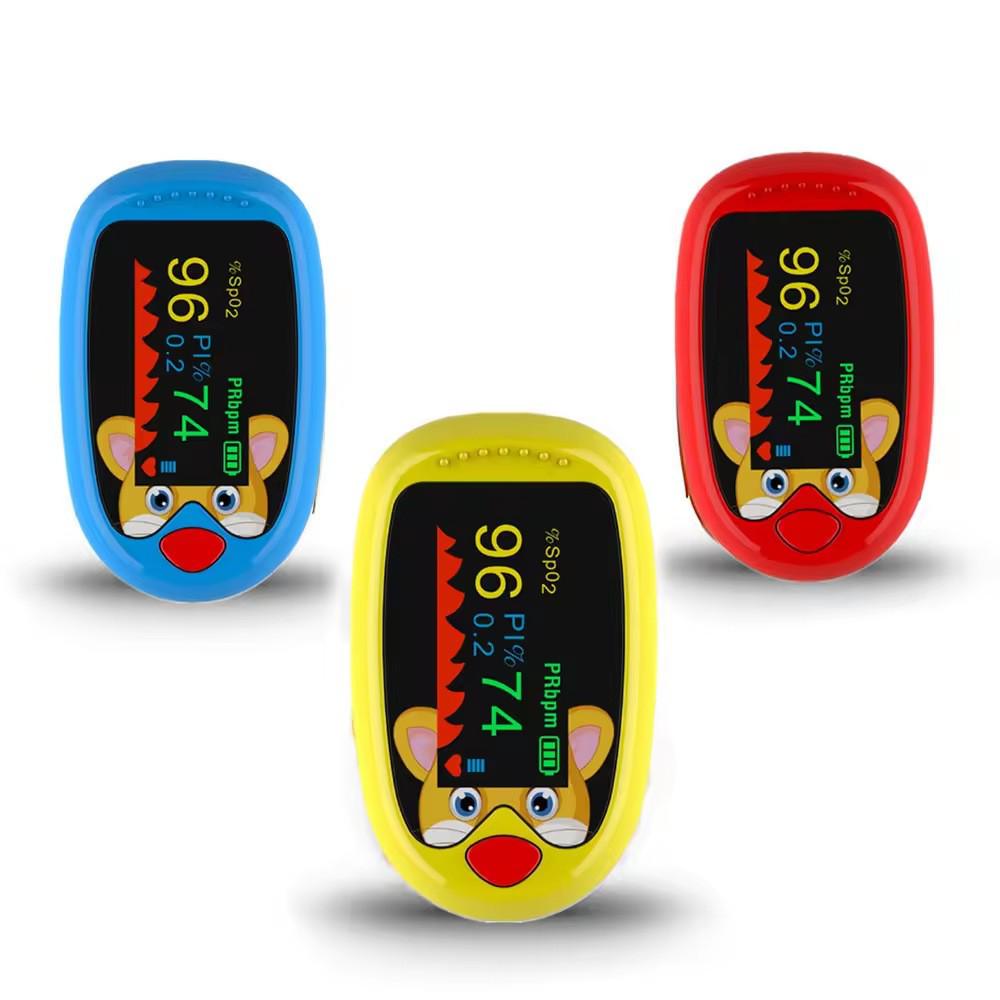 Children's Bluetooth Pulse Oximeter Finger Clip - Heart Rate & Oxygen Monitor, In Stock