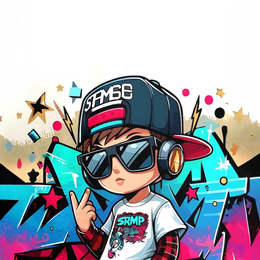 Summer Round Neck Hip - Hop Cartoon Character 3D Printed Top Fashionable Casual Short Sleeved Children's Boy T-shirts