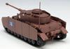 PLATZ Girls Panzer the Movie IV Tank Modified Anglerfish Team Scale Plastic Model & D-Type (H-Type Specification) 1/72 GP72-4