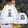 Golden State Warriors Curry No. 30 Joint Basketball Sports Autumn Crew Neck Sweater European and American Trend Loose Coat