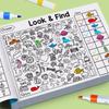 Cross-Border Look & Find: A Fun Find-and-Seek Game & Coloring Book for Toddlers' Observation, Concentration, & Enlightenment
