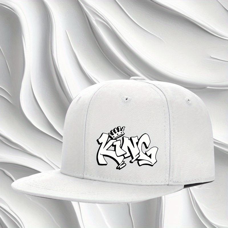 

Кепка с прямым козырьком King Graffiti Art, унисекс, регулируемая, хип-хоп, уличная мода One Size
