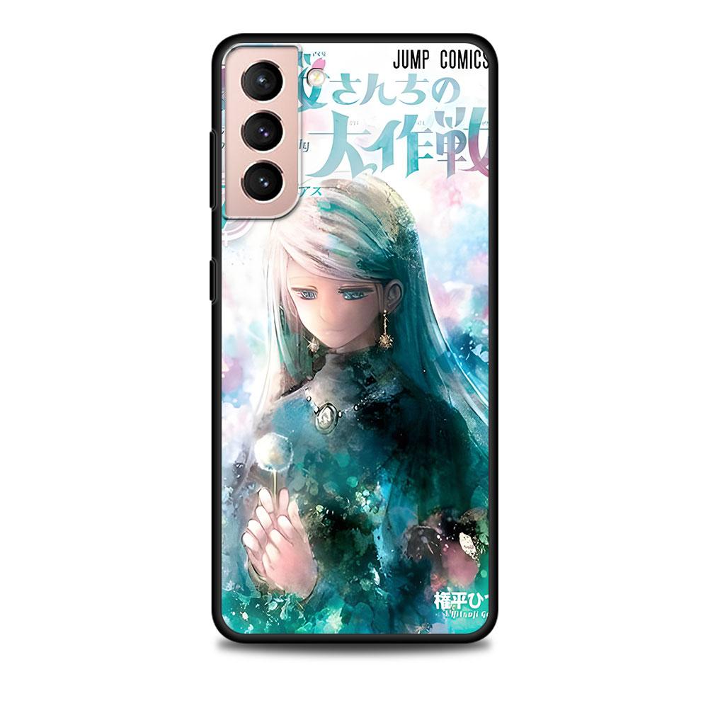 Mission Yozakura Family Case for Samsung Galaxy S23 S10e S10 S21 FE S22 S9 S24 Ultra S20 Plus Soft Black TPU Phone Cover Bumper