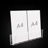 Bohrloses transparenter Acryl-Wandregal Wanddisplay-Organizer für Bücher Zeitschriften CDs & Schallplatten Passt hinter Türen & in Flure
