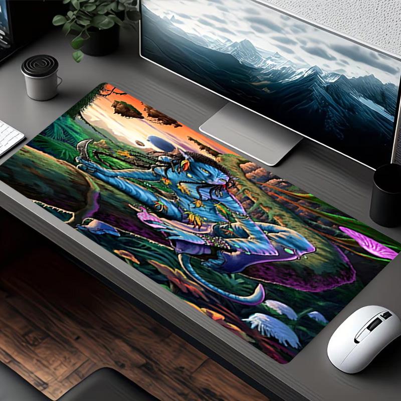 Avatar Print Mouse Pad, for Keyboard Pad Laptop PC Mat for Office Home Use, Desk Decor, Perfect Birthday Gift for Gamers