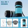 Upgraded 650ml Portable Dog Water Bottle Outdoor Pet Water Cup with Food Travel Bowl for Walking Travel