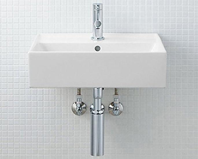 LIXIL INAX Satis Washbasin Pure White (Aqua Ceramic) YL-A555TC/BW1