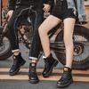 Boots Women High Top Boots High Quality Women Leather Shoes Fashion Outdoor Sneakers Men Lace Up Non-Slip Ankle Boots For Couple
