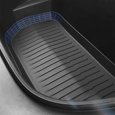 For Tesla Model 3+ Highland 2025-2026 Car Front Rear Trunk Mats TPE Lower Trunk Storage Protective Cargo Liner Anti Dirty Pads