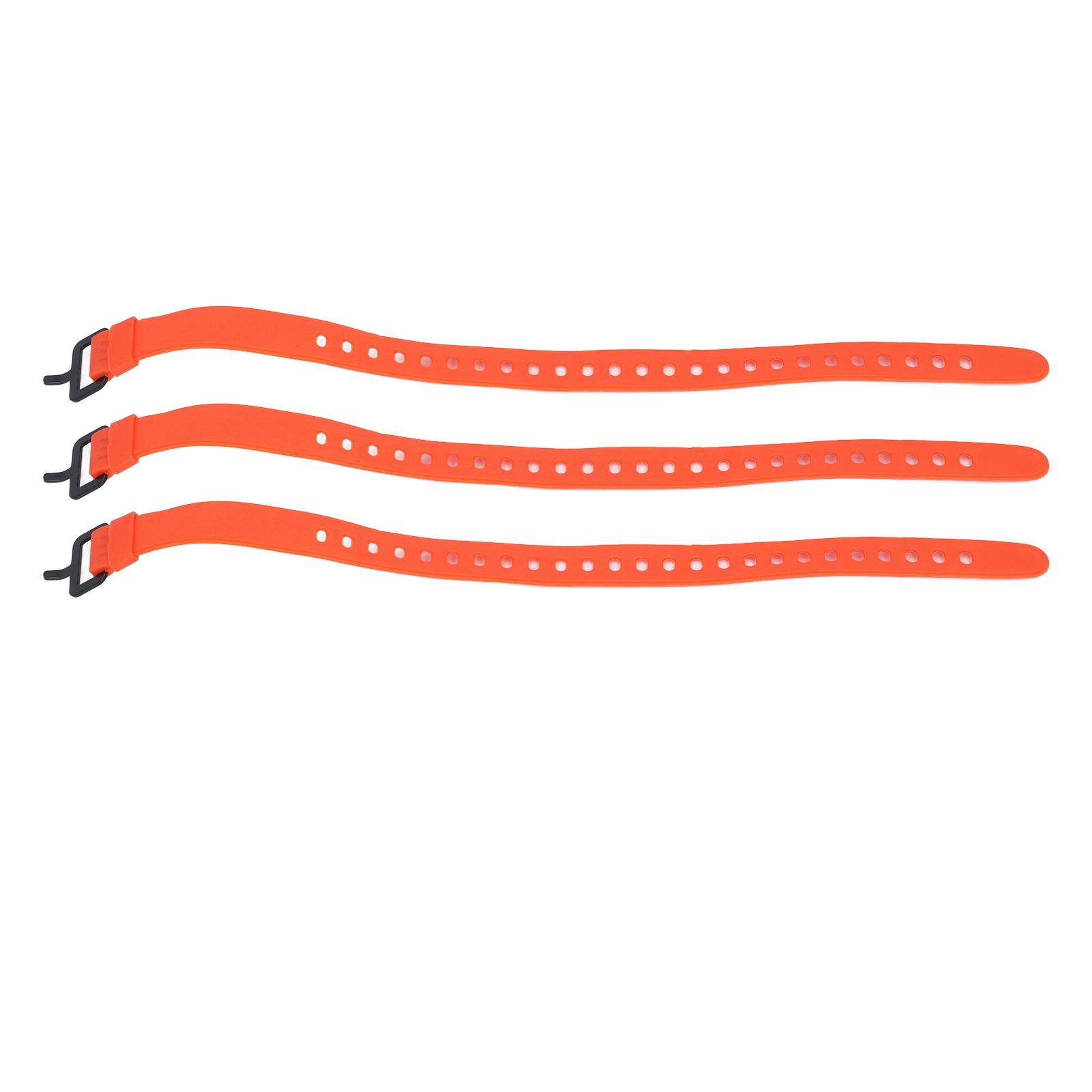 

3pcs Utility Straps with Buckle Organize Cables Rubber Tension Straps for Fishing Rods Camping Gear Arts Crafts Type